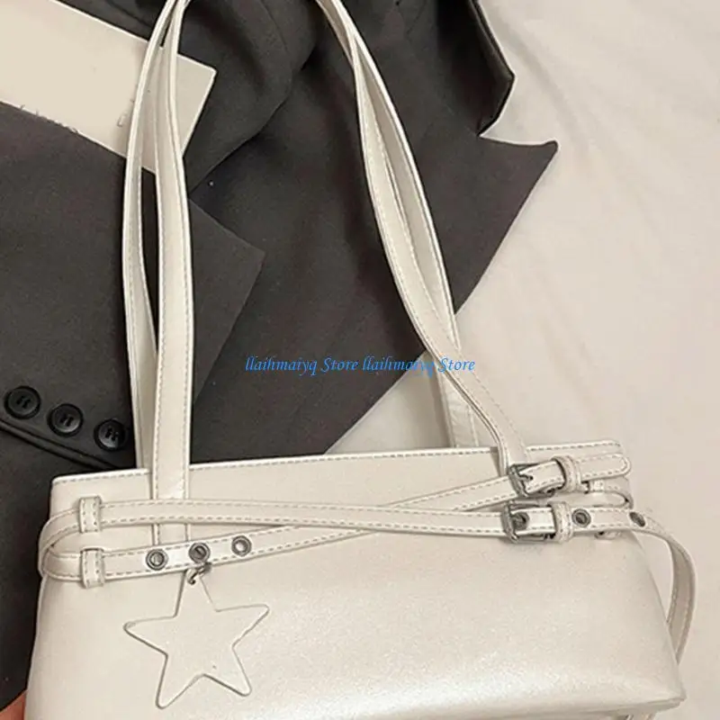 

573B Aesthetic Shoulder Bag for Woman Stylish Underarm Bag Fashionable Armpit Bag Female Top Handle Bag Trendy Handbag