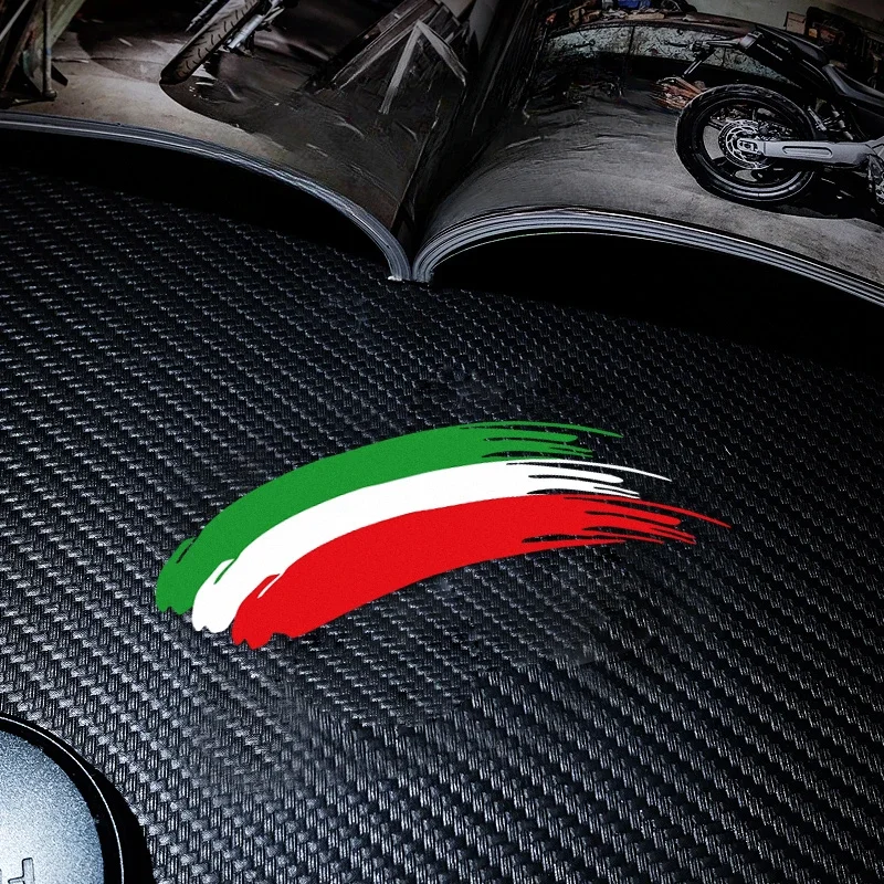 Waterproof Self-Adhesive 3 Color Strip Car Motorcycle Sticker 1Pcs Brush Stroke Decal For Vehicle Bike Body Bumper Window Decor