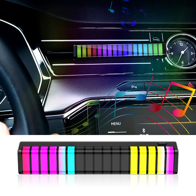 

RGB LED Car Aromatherapy Rhythm Lights Outlet Fragrance Led Pickup Lamp Auto Interior Ambient Light Automobiles Decoration Lamp