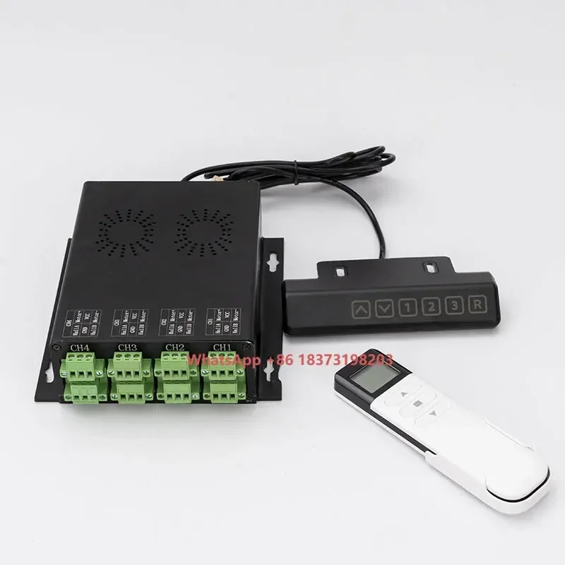 

One-to-Four Hall Synchronization Controller 25A Wired/Wireless Remote Control for 12V/24V/36V/48V DC Electric Push Rod Motor