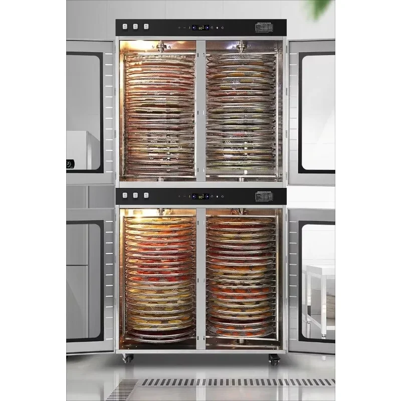80 Trays Rotary Type Large Capacity Commercial Food Lemon Fruit Dehydrator