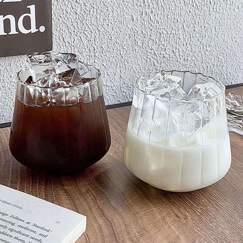 Ins Ripple Trinkgläser Tassen für Kaffee Tee Whisky Cocktail Milch Home Party Hochzeitstag Trink