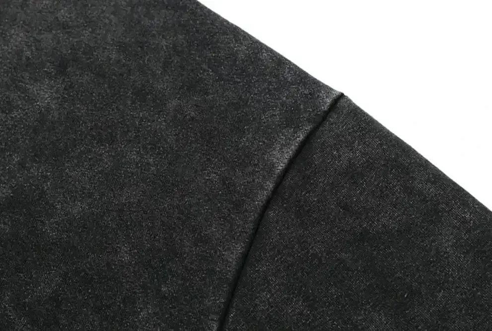 American Trend Washed Retro T-Shirt Short Sleeved Oasis Live 25 Rock Band Round Men'S Unisex Pure Cotton Oversized Loose Top