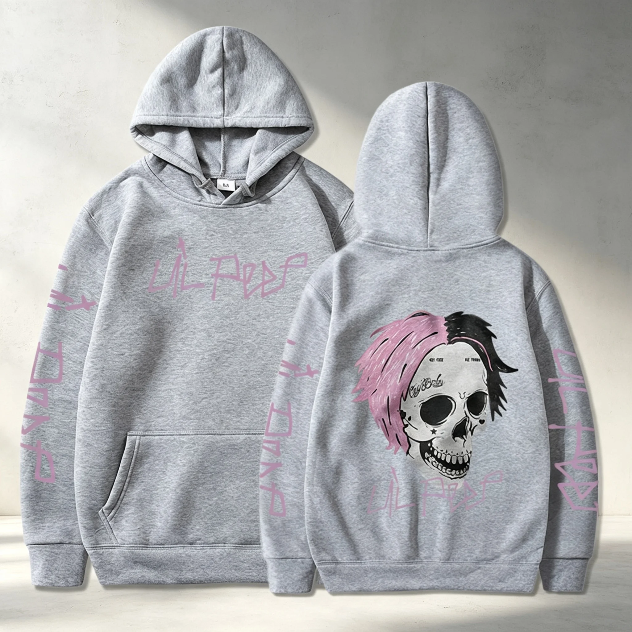 Rapper Lil Peep Cry Baby Hoodies Men Clothing Fashion Vintage Hip Hop Oversized Sweatshirts Gothic Harajuku Pullovers Streetwear