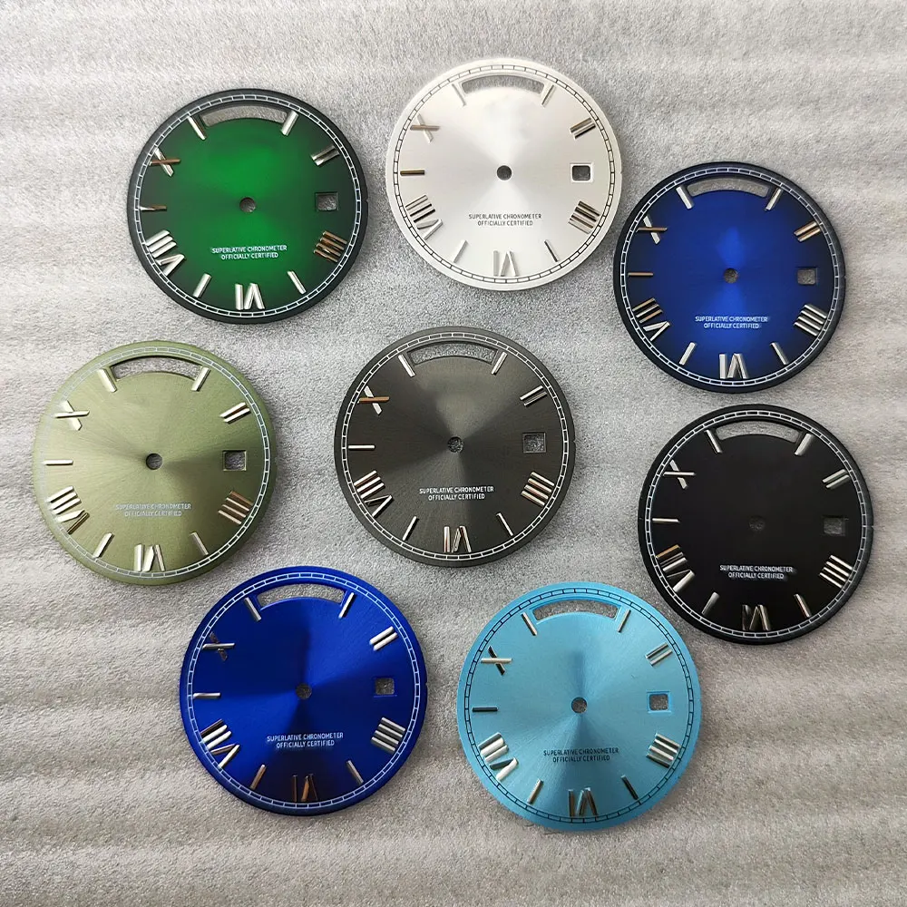 31MM 8285 dial Roman numeral S dial is suitable for8285 movement watch accessories repair tools