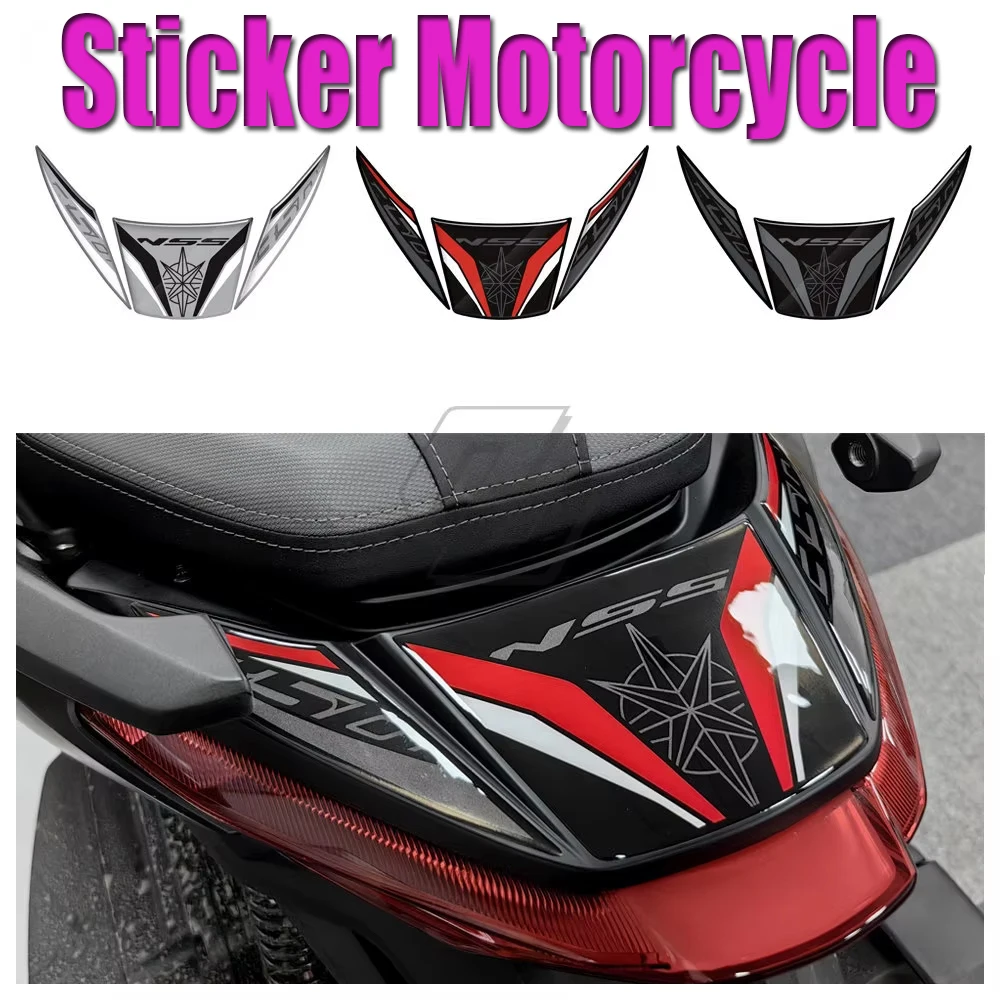 

Aesthetically decorative Motorcycle Tail Fairing Sticker for Honda Forza NSS 350 From 2023 3D Resin