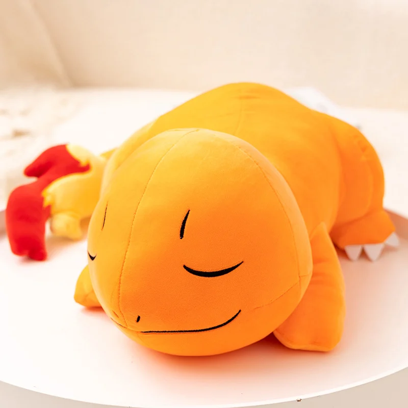 Original High Quality Sleeping Pikachu & Charmander Plush Toy New Pikachu & Charmander Doll Lovely Soft Pokémon Pillow Xmas Gift