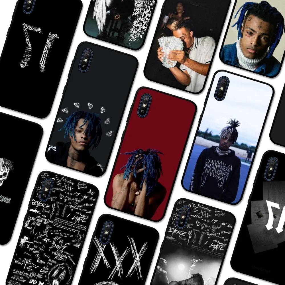 X-XXXTentacions 17 Rapper Phone Case For Redmi 5 6 7 8 9 10 Plus Pro 6 7 8 9 A GO K20 K30 K40 Pro Plus F3 Fundas