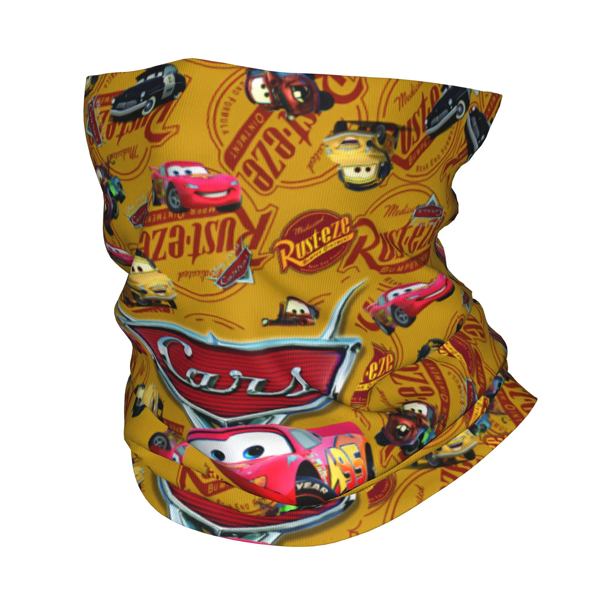 

Индивидуальный шарф-бандана с изображением Лайтнинг МакКуин из аниме, унисекс, зимний, для походов и катания на лыжах, с комическим принтом, маска-гайтер