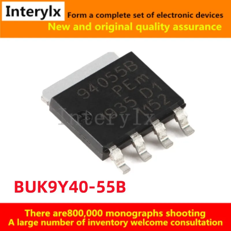 10 unids/lote nuevo Original BUK9Y40-55B BUK9Y40-55 94055B pantalla impresa 9455B MOSFET SOT-669