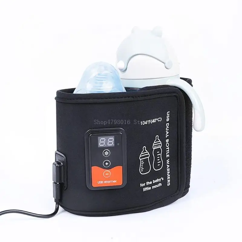  Portable Feeding Bottle Insulation Sleeve Baby Bottle Warm Keeper for Night Feed