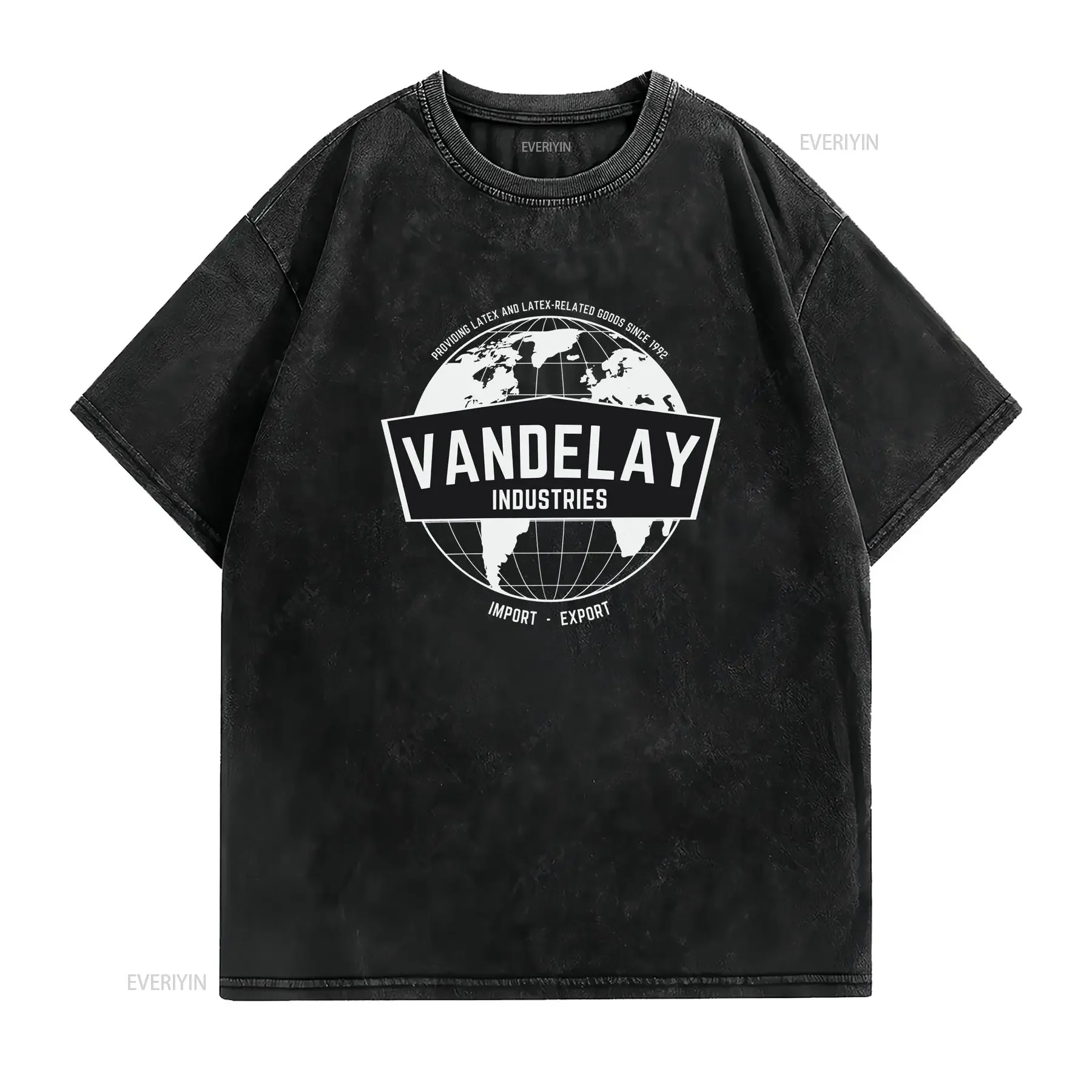 Vandelay Industries T Shirt Seinfeld George Costanza Funny 's vintage Washed Soft Comfortable Stretched vintage Washed homme