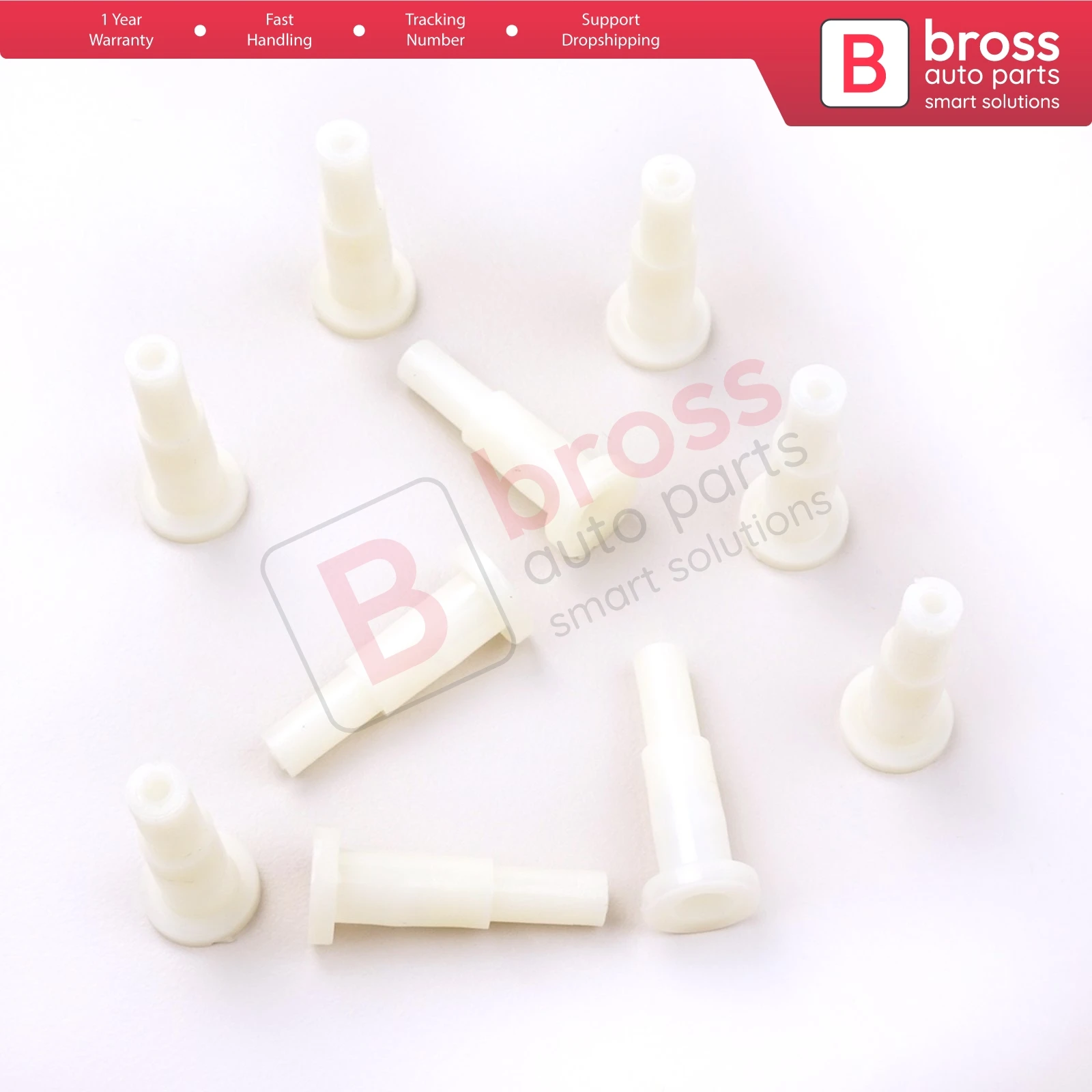 Bross Auto Parts BCP028 10 Pieces Cable End Rope Dowel for Window Regulator Winder Mechanism Type BCP028 Fast Handling