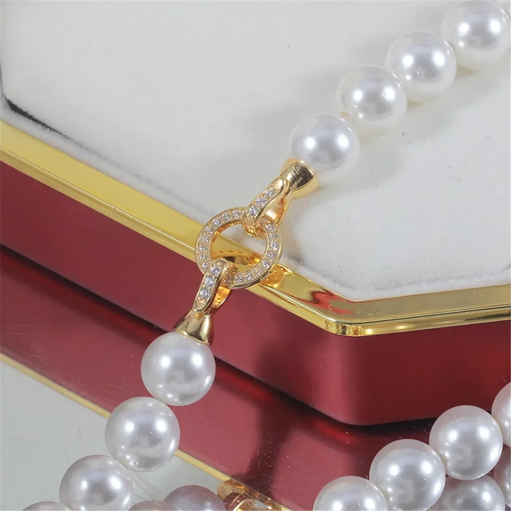 Gold Plated Copper Jewelry Clasp DIY Necklace Bracelet Connector Hook Craft Findings for Jewelry Making Beads Charms Accessories