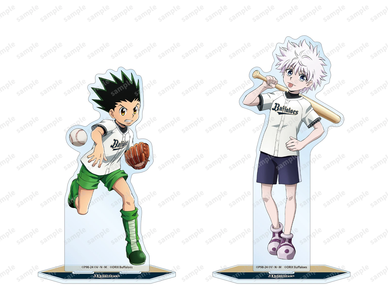 Game Killua Zoldyck Gon Freecss Acrylic Stand Doll Anime Figure Model Plate Cosplay Toy for Gift