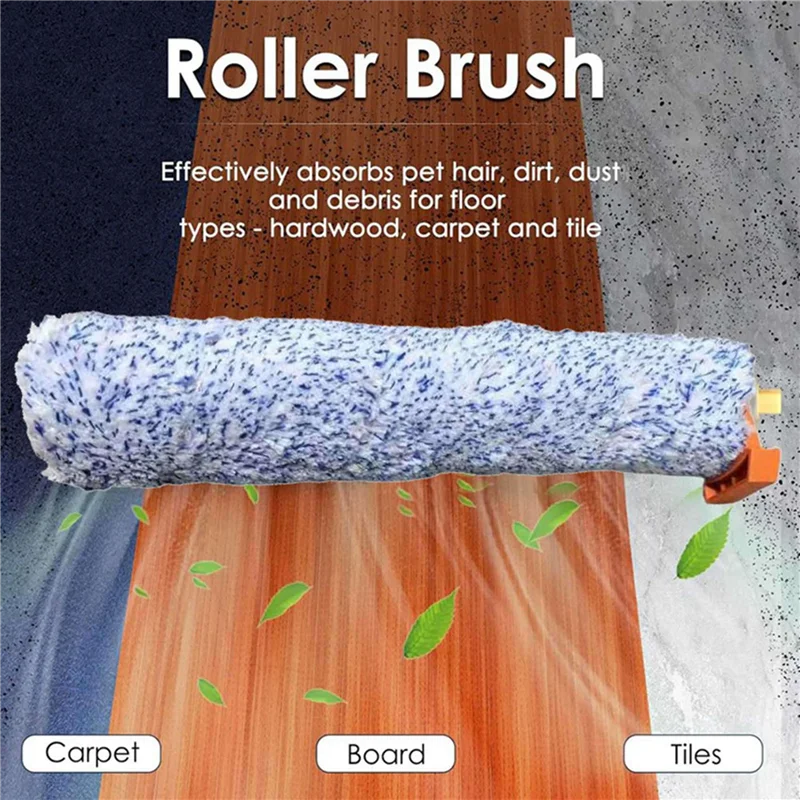 

WORTHOWN-2X Roller Brush For ILIFE W90 Vacuum Cleaner Parts Replacement Parts Washable Main Brush