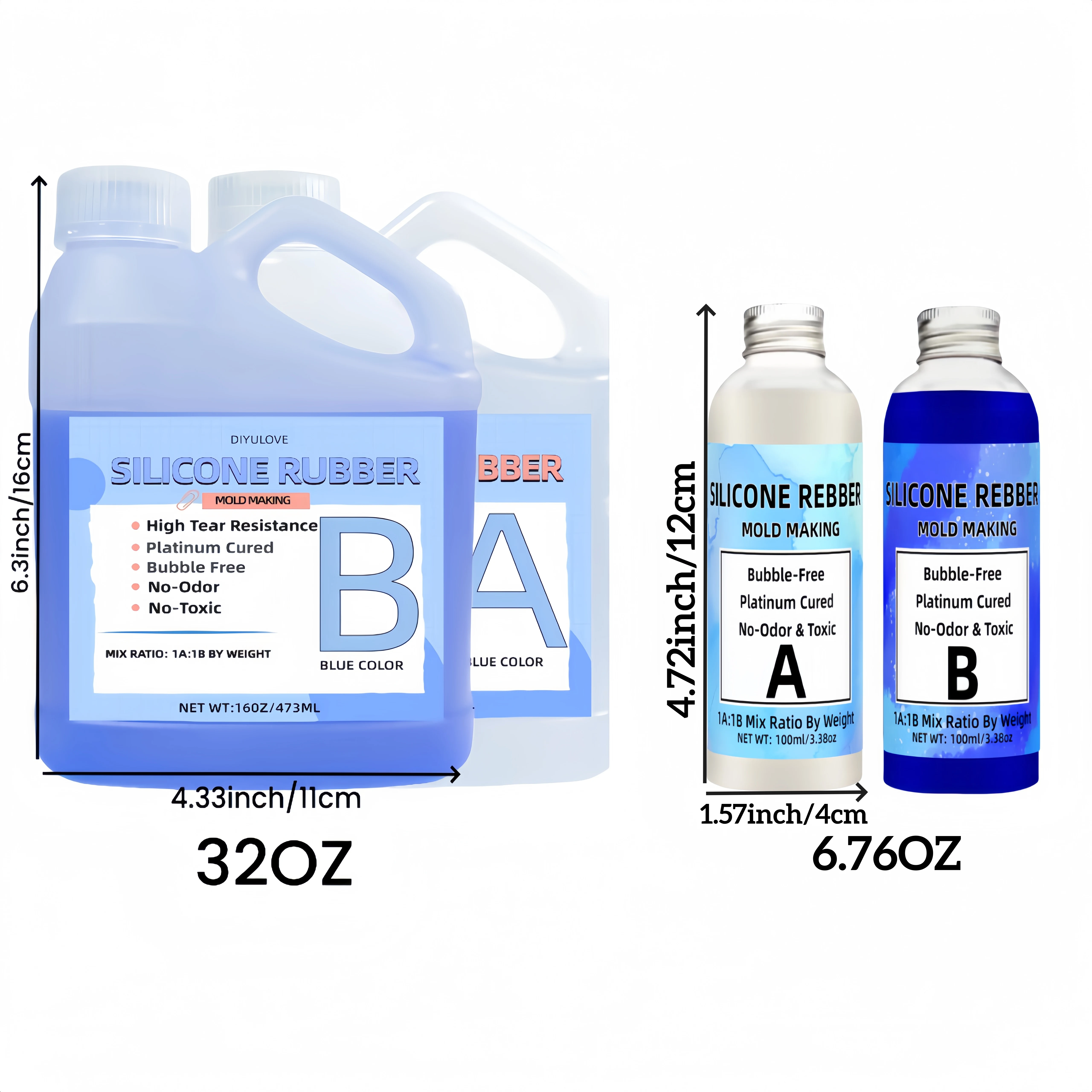 Kit voor het maken van silicon - Resin Kit Cast recensie en prijs