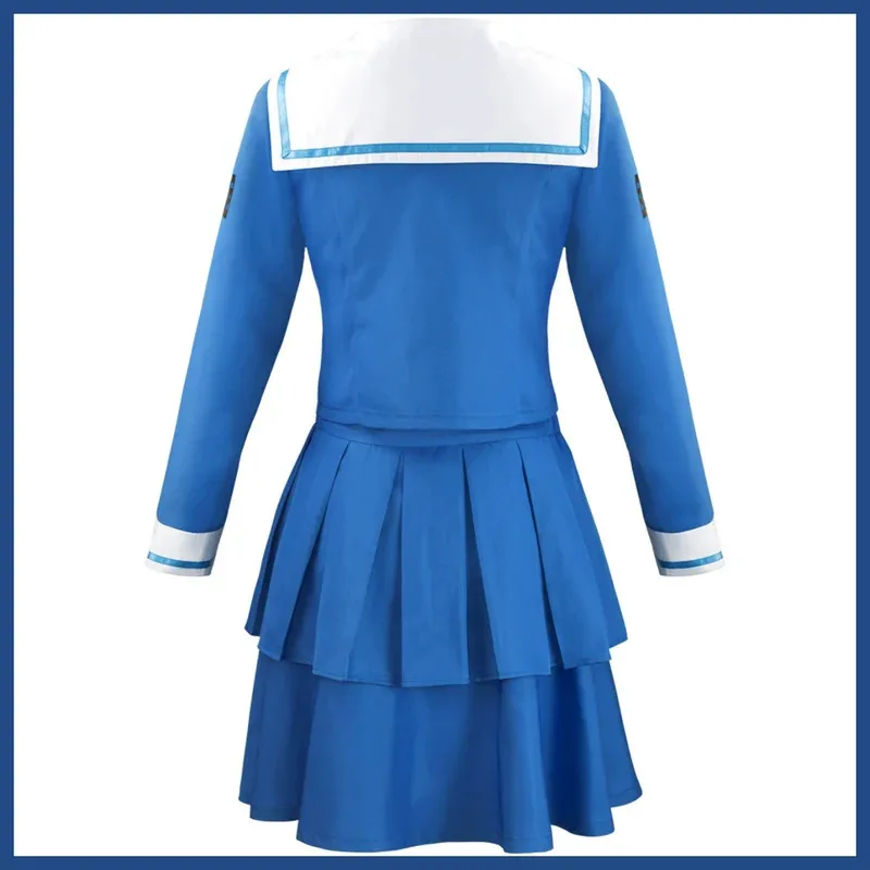 Anime Game Chabashira Tenko Cosplay Costume Japan South Korea Jk School Uniform Skirt Wig Woman Sexy Kawaii Campus Suit cm;5