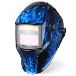 Automatic Dimming Welding Mask Large View LCD Screen Auto Darkening Welding Helmets for Grinding Cutting Arc Welding Equipment