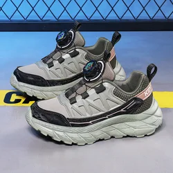 New Arrival Kids Sneakers Children's Fashion Sports Shoes Boys Running Leisure Leather Outdoor Shoes Lightweight Casual Shoe