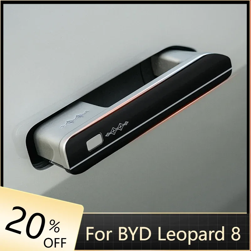 

4 шт., наклейка на дверную ручку, дверная пленка, паста для Leopard 8, аксессуары для Byd Leopard 8 2025