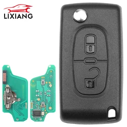 LIXIANG Remote Car Key For Peugeot 307 3008 308 For CITROEN C1 C2 C3 C4 C5 Berlingo Picasso 433MHz PCF7961 ID46 CE 0523 ASK/FSK