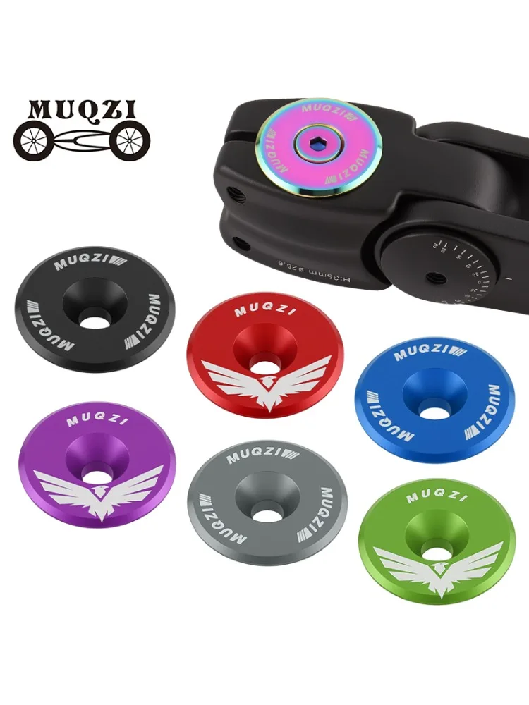 AliExpress MUQZI Headset Top Cap Aluminum Alloy Ultralight MTB Road Bike Stem Top Cap