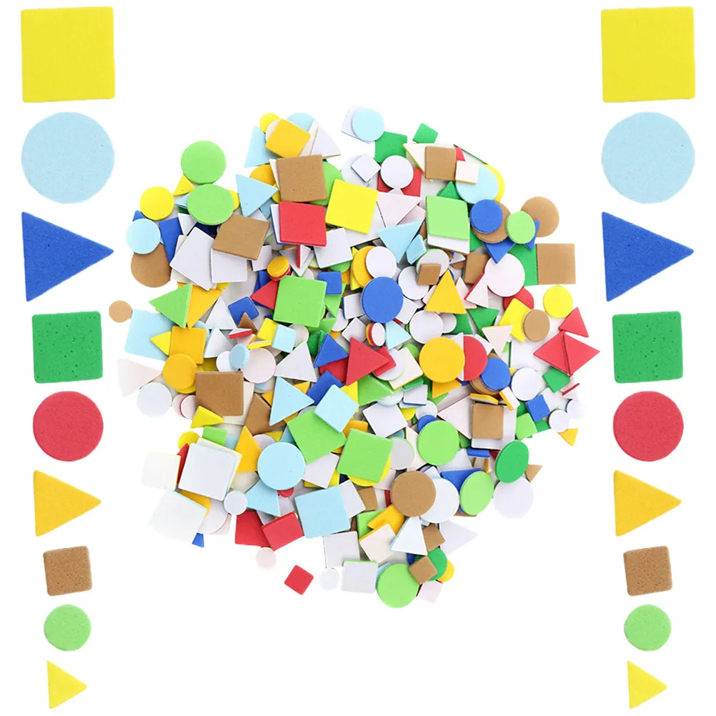 2-bags-adorable-preschool-geometric-pattern-self-adhesive-craft-stickers-for-scrapbooking-card-making-blackboard-wall-door-decor