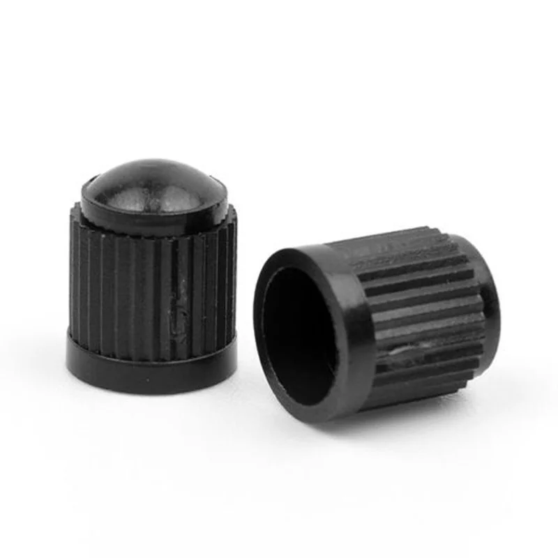 100 pièces noir en plastique pneu jantes tige Air Valve bouchon couvre de haute qualité pour camion vélo pneu Valve bouchon couvre accessoires