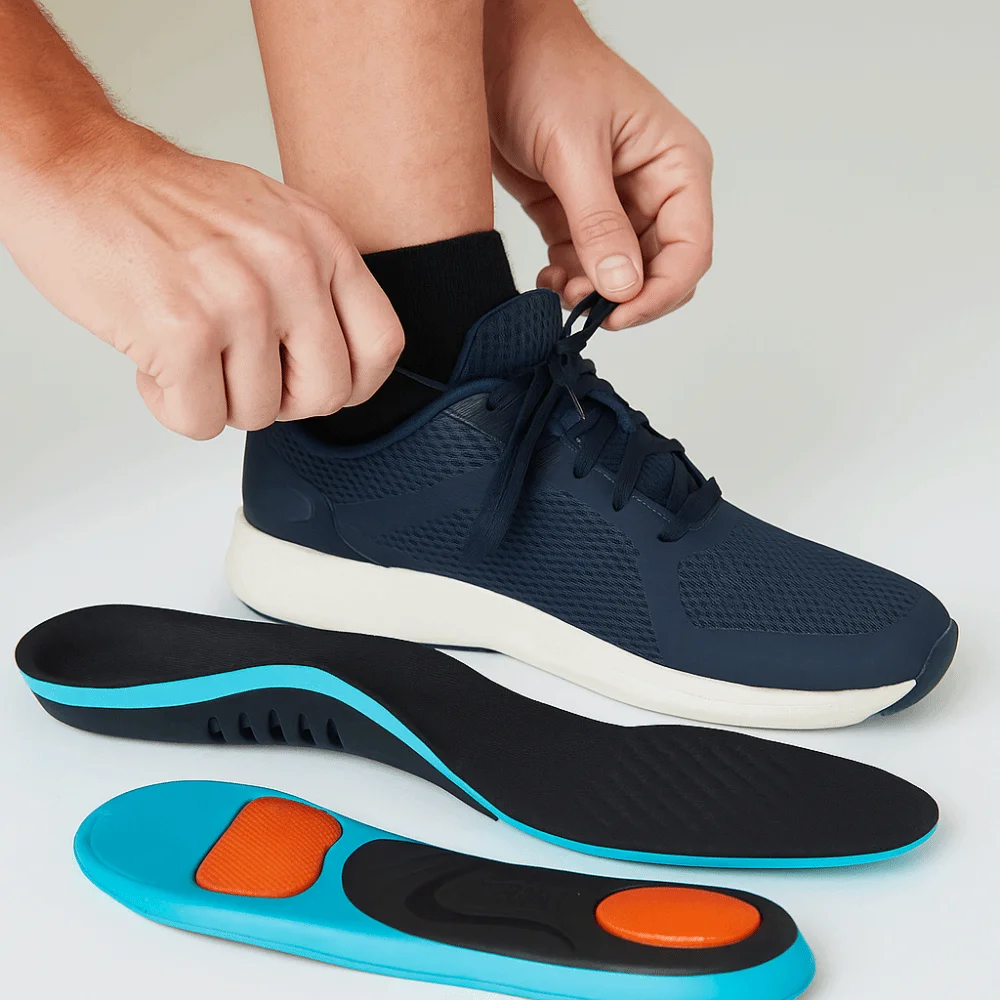 

Shock Absorption Orthotic Insoles High Elastic Wear Resistant Sports Insoles Thickened Arch Comfortable Support Foot Cushion