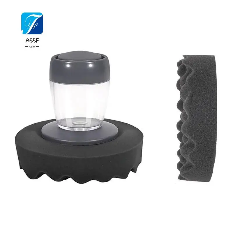 

A55F-Tire Shine Applicator, Reusable Car & Truck Tire Dressing Applicator, No-Drip Streak-Free Tire Shine Applicator Pad