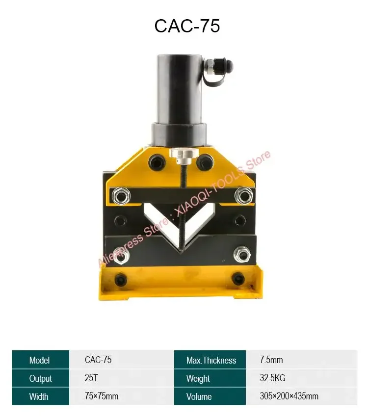 CAC-75 Hydraulic Angle Steel Cutting Machine