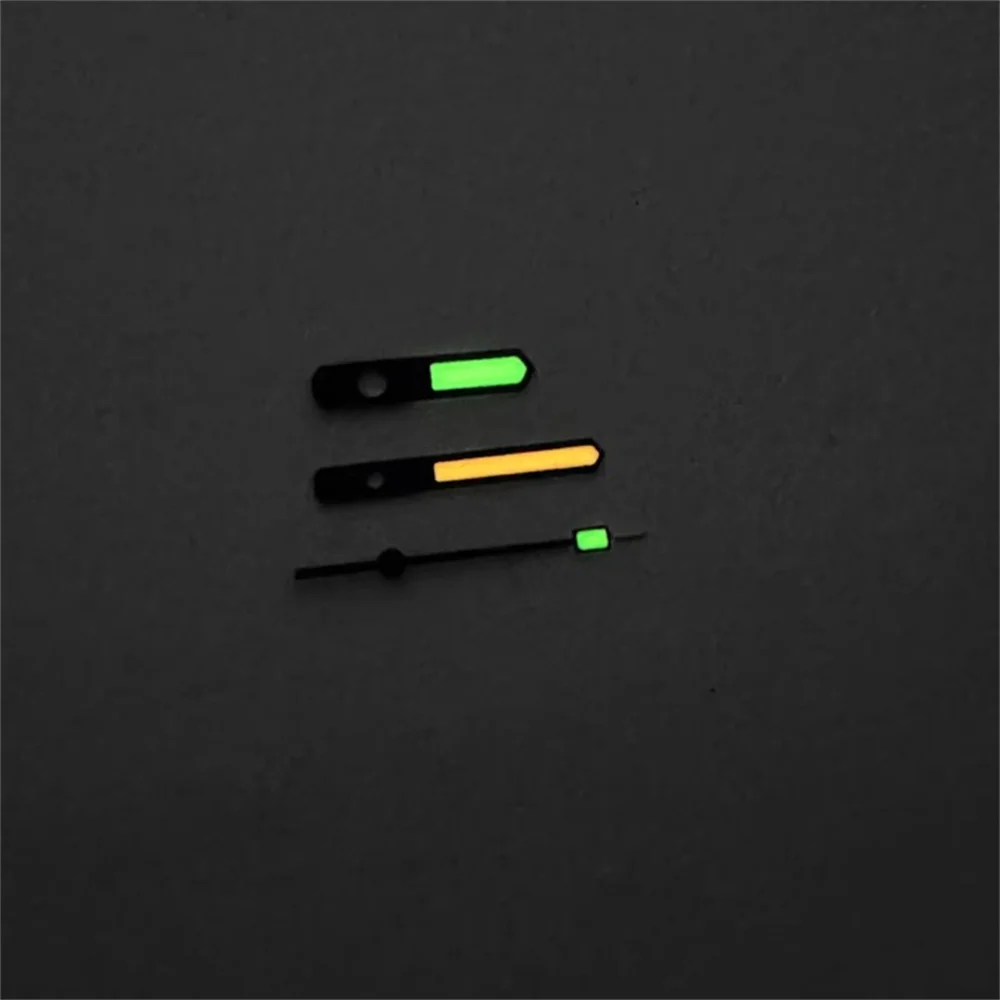 Green orange dual color luminous hands for NH35A NH36 ASKX007 SPR777 movement modification Watch needle accessories