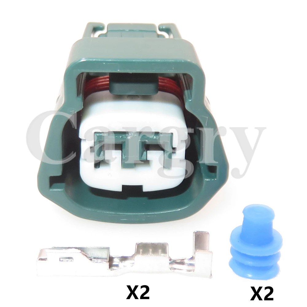 1 Set 2P 6189-0775 6918-1594 Car Water Temperature Sensor Wiring Socket AC Assembly For Nissan Auto Waterproof Sealed Connector