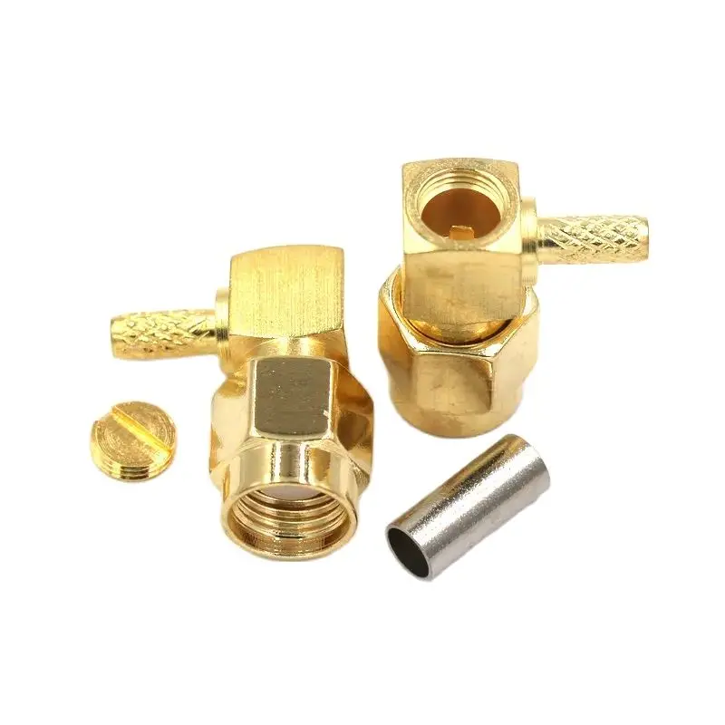 1PCS SMA RPSMA J/JW/KF/KY/KYW-1.5 Crimp Feeder Connector Power Test Adapter Match For RG316