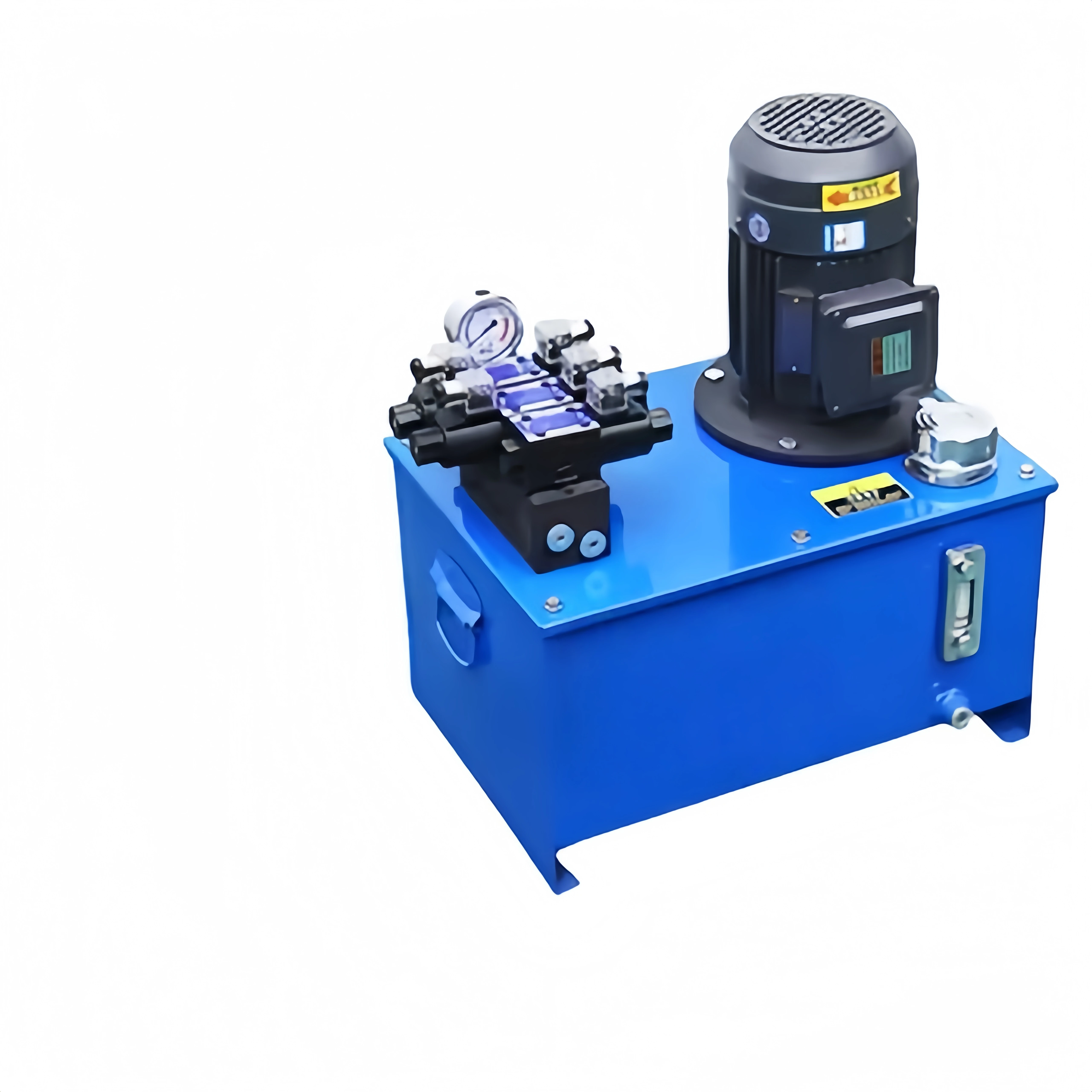 محطة مضخة هيدروليكية عالية الجودة قابلة للتخصيص مع صمام يدوي وضمان لمدة عام وحالة جديدة