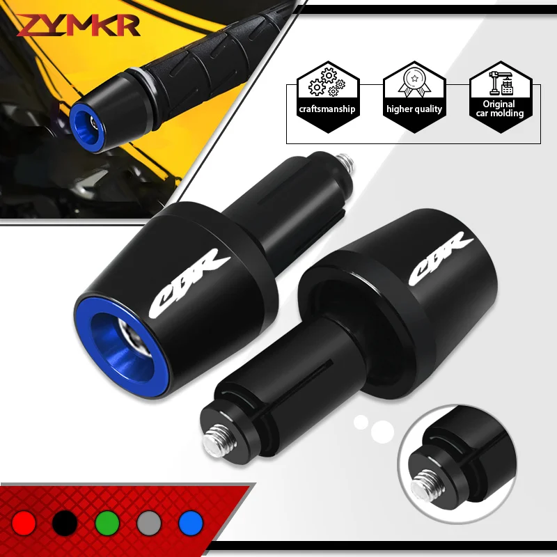 

For CBR650R CBR650F CBR600RR CBR1000RR CBR500R CBR400R CBR300R 250RR 929 954RR 1100XX Handle Anti-Slider Handlebar Grip Plug Cap