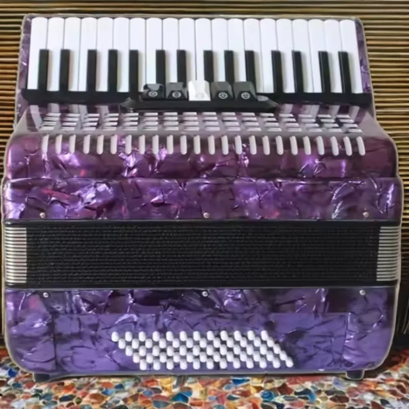Professional Standard Size 37-Key Diatonic Piano Accordion 96 Button Musical Instrument From China