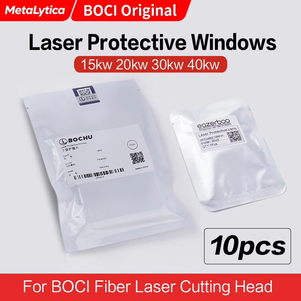 

BOCI Original Laser Protective Lens D34X5 21.5x2 25.4x4 Laser Protection Windows For Fiber Laser Cutting Head BLT421 BLT441