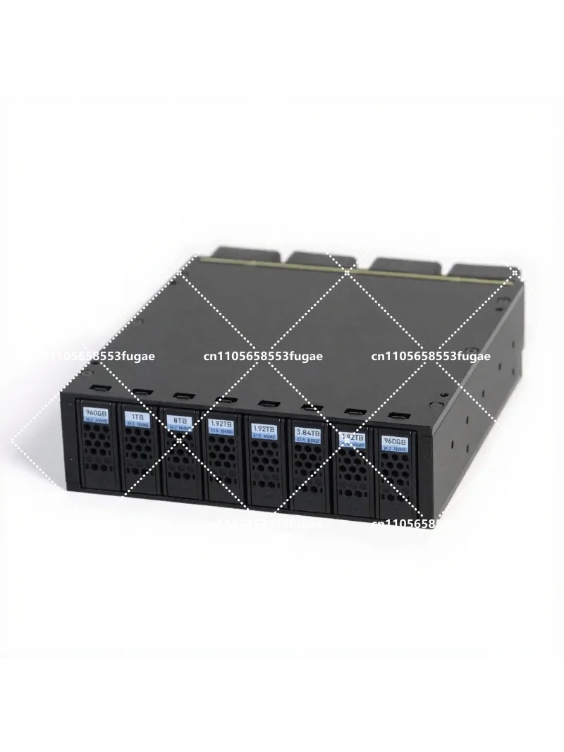 M.2 Enclosure Hot Swap Storage Expansion Cage, Tool-Free External Hard Drive Adapter for PC Server
