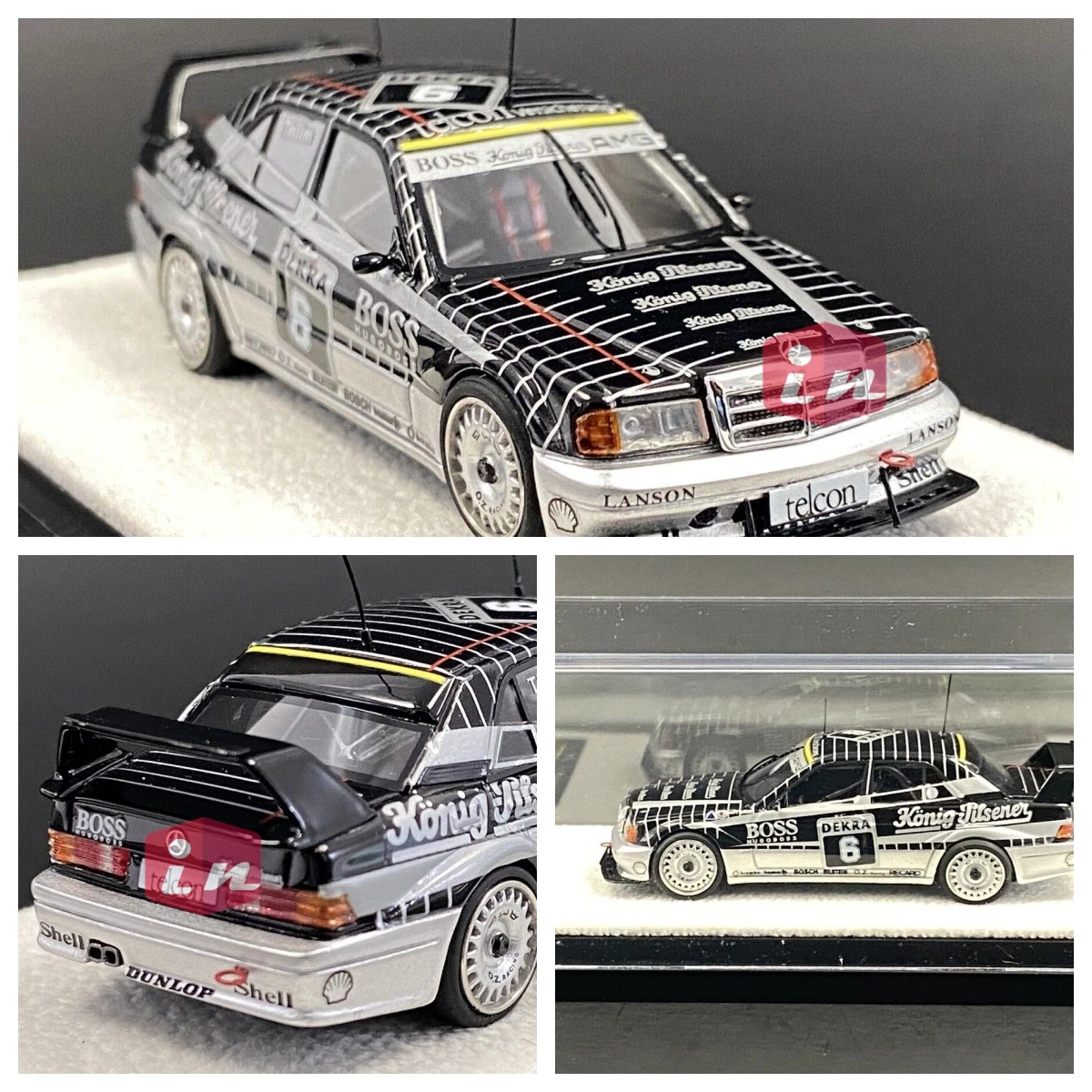 

Коллекция автомобилей из смолы 1985 88 МБ 190e DTM редкая модель 1:64 ERROR404 ограниченный выпуск хобби игрушки