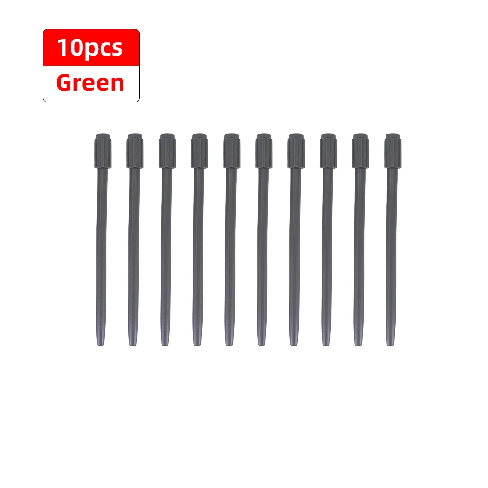Hirisi 10 stks 73mm Zacht Rubber Vissen Anti Wirwar Mouwen Karpervissen Inline Lood Buis AH013 Vissen Accessoires