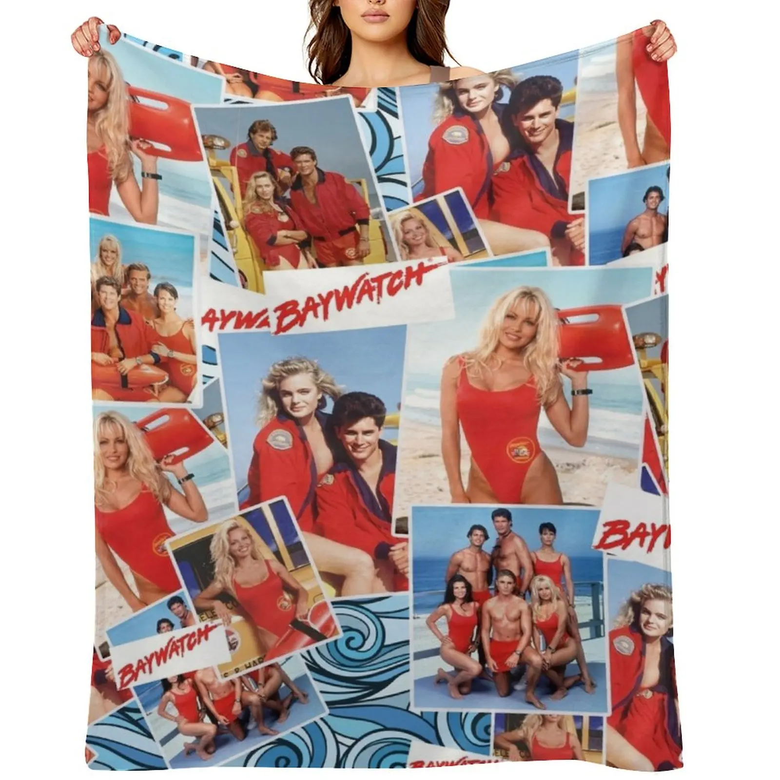 

Baywatch the lifeguards of Malibu Throw Blanket Decorative Sofa For Baby blankets ands Beautifuls Blankets
