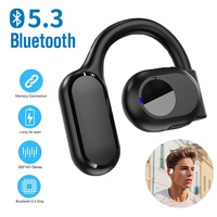 Wireless Bluetooth 5.3 Earphone HiFi Stereo Ear-Hook Music Sports Headphone Noise Canceling Headset With HD Mic For Mobile Phone