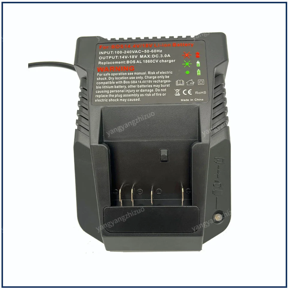 For Bosch Tools Battery Charger For Bosch 14.4V 18V Replacement Battery BAT609 BAT609G BAT618 BAT618GAL1814CV  AL1860CV  BAT607G