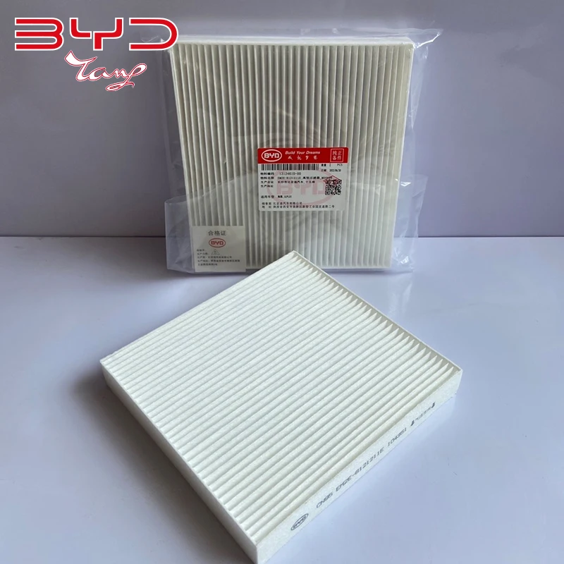 Car Pollen Cabin Air Filter For BYD Atto 3 YUAN PLUS EV Series auto Climate Control Gases Replace Accessories