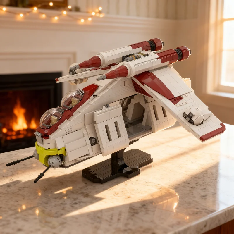 

2092pcs MOC Republic Gunship Star Battle Model Building blocks Construction Christmas gifts toy creative DIY idea Architecture