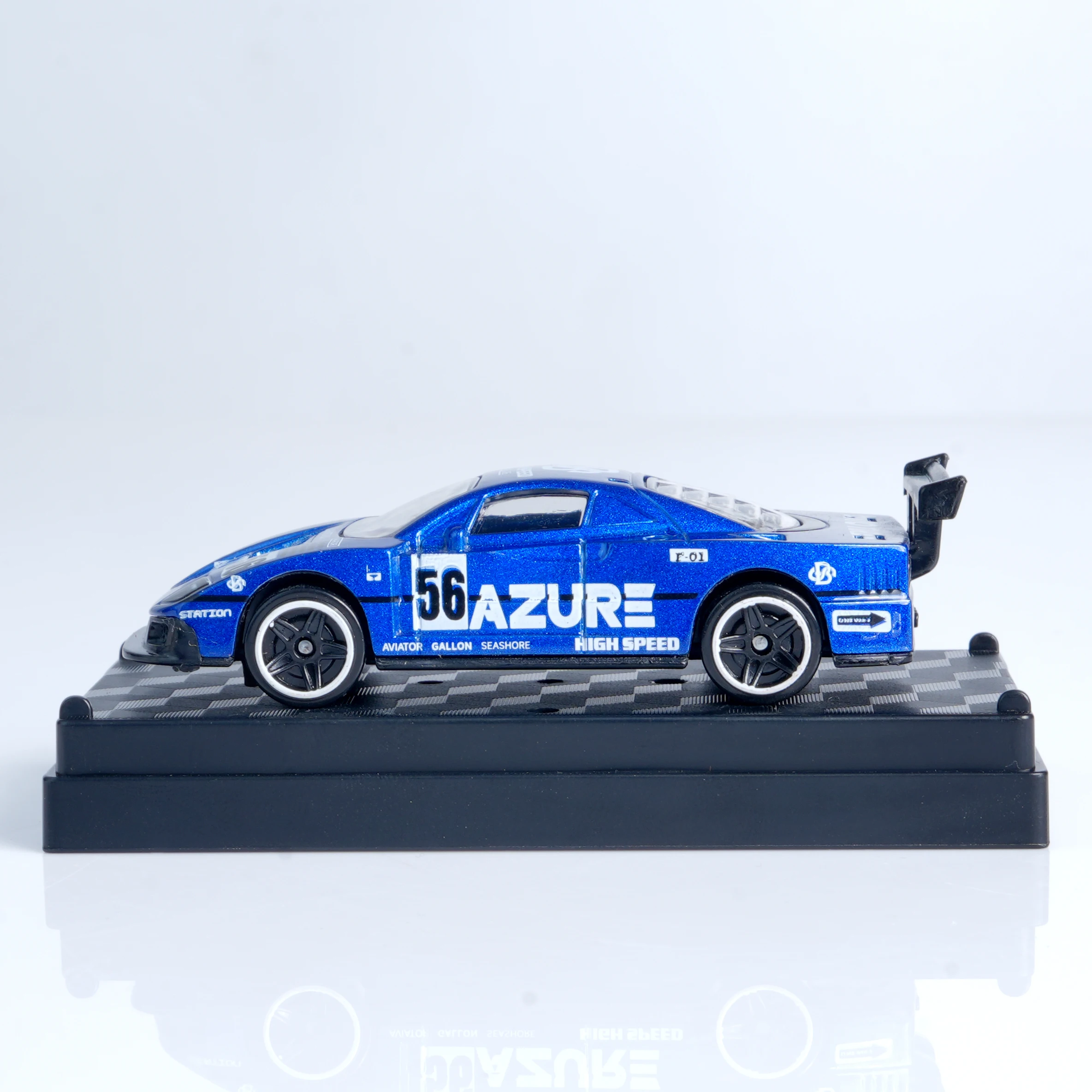 1:64 New Miniature Blue Flame Alloy Die-Cast Sports Simulation Racing Car Model Toy for Boys, Display Decoration, Collectible Gift, Creative Car Enthusiast Birthday Christmas Present