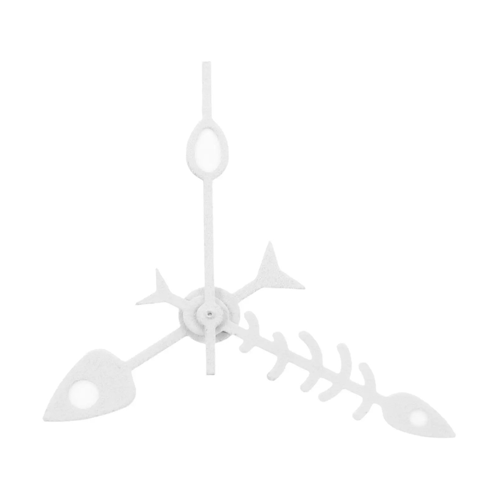 1Set Luminous Fishbone Watch Hands Replacement Luminous Hour Minute Second Pointers Compatible Movement Watch Repair