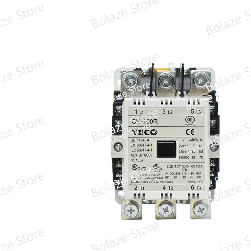 

Genuine Goods TECO Tai'an Ac Contactor CN-100R/ 125R/150/180/220/CN-300 220V